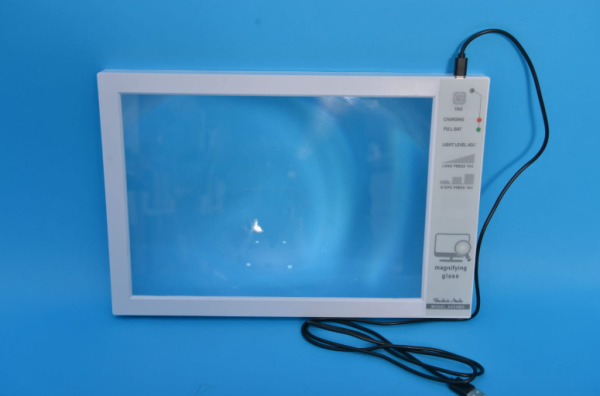 ⁦מגדלת A4 עם תאורת LED נטענת – עיניים טובות⁩ – תמונה ⁦6⁩